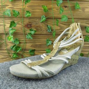 Dexflex‎  Women Gladiator Sandal Shoes Size 7 Medium Brown Synthetic